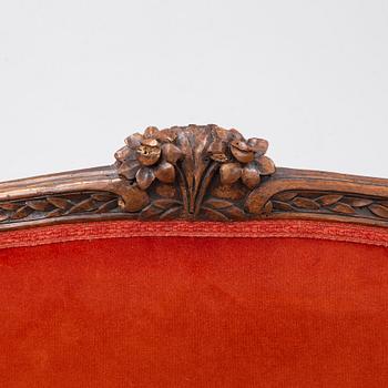 A Louis XV sofa, France, mid 18th Century.