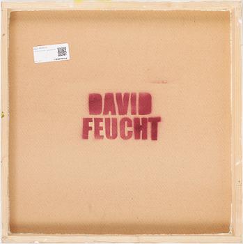 DAVID FEUCHT, blandteknik/spray, signerad a tergo.