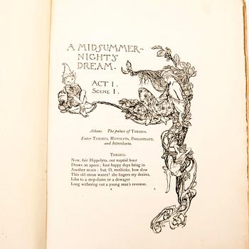 Arthur Rackham, book, “A Midnight's Dream”, no. 632/1000, 1908.