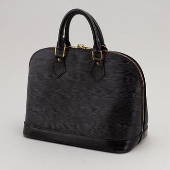 Louis Vuitton, a black Epi 'Alma' handbag, 1996.