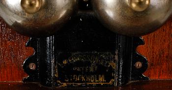 VÄGGTELEFON, LM Ericsson, Stockholm, tidigt 1900-tal.