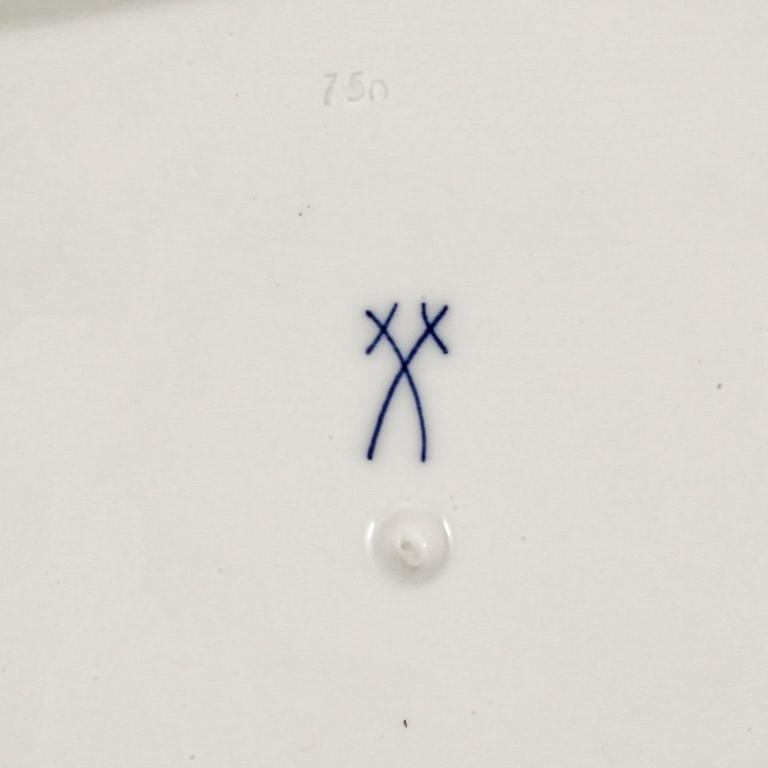 SERVIS, 17 delar, porslin, Meissen.