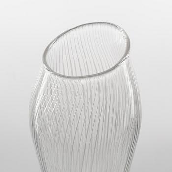 Tapio Wirkkala, a model 3215 glass vase, Iittala, Finland.