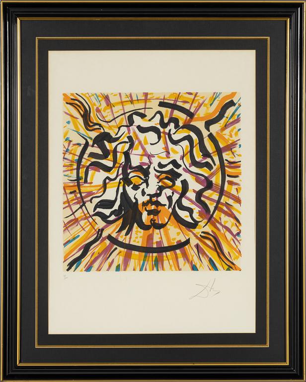 Salvador Dalí, 'Il sole (The sun)', from 'Les Vitraux'.