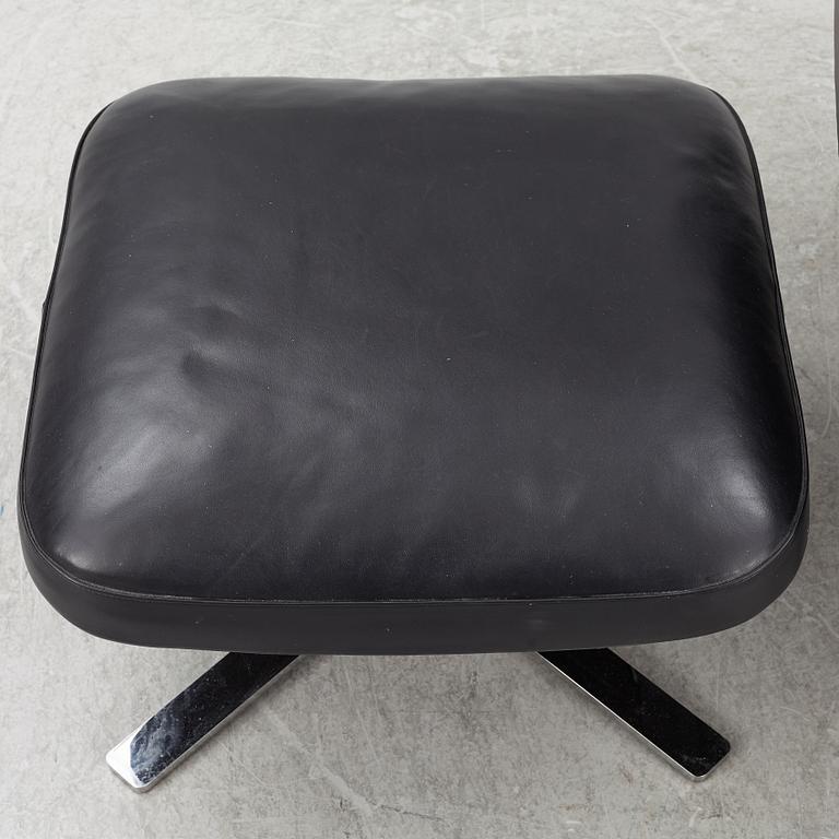 Rodolfo Dordoni, a 'Blake Soft' armchair with ottoman, Minotti, Italy.