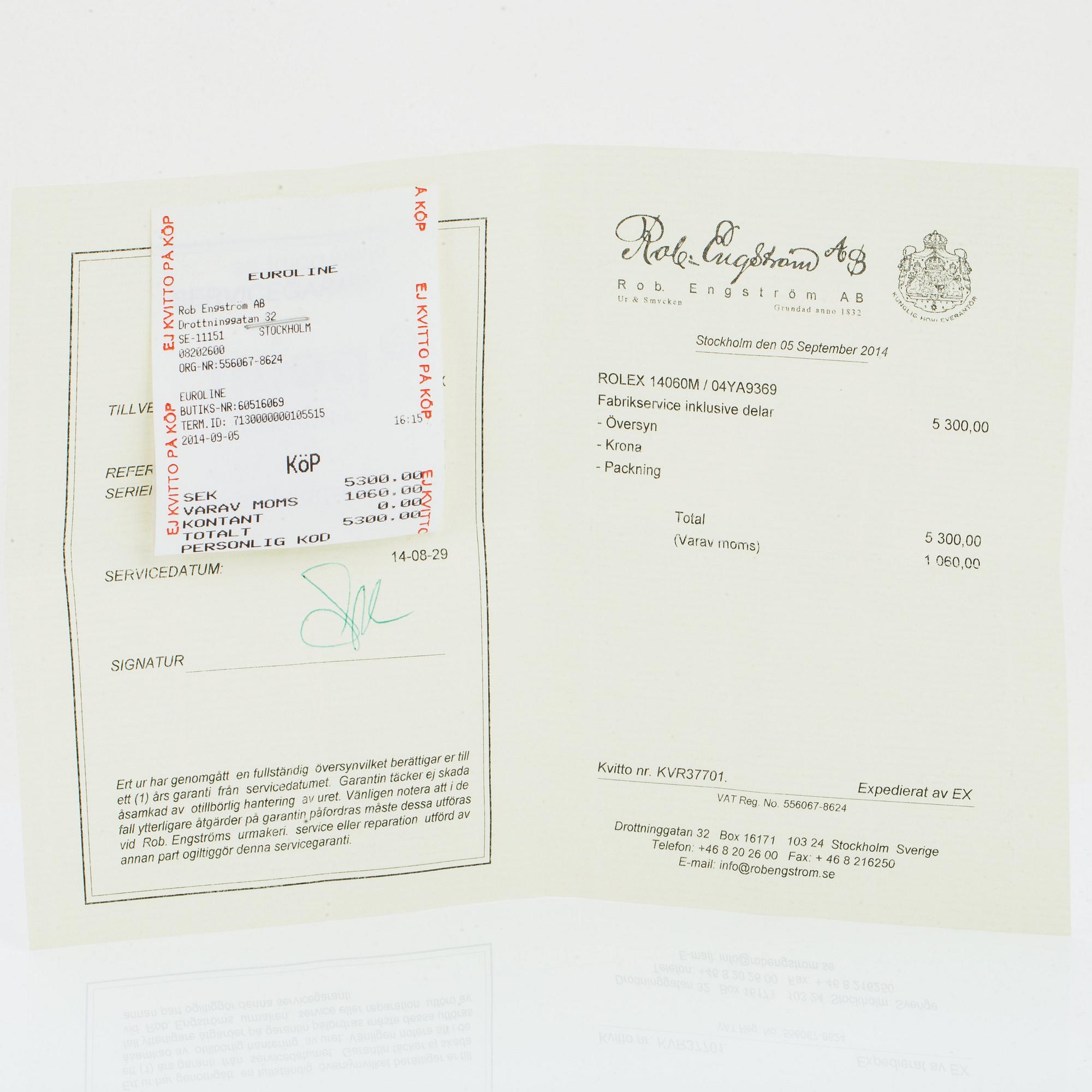 ROLEX, Submariner, "Four Line, Rehaut".