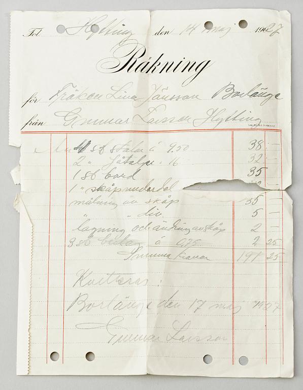 SKÅP, allmoge, 1800-talets andra hälft.