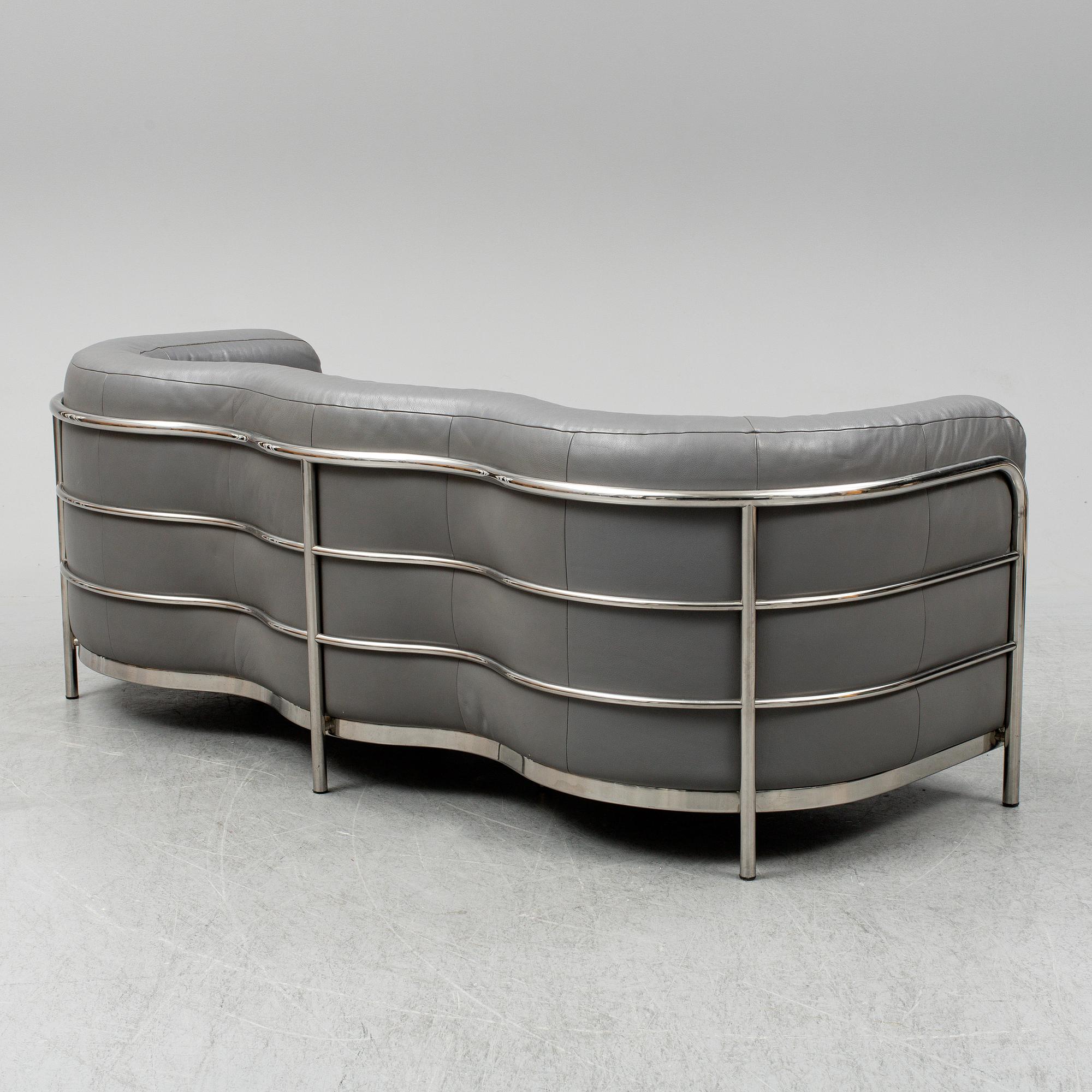 JONATHAN DE PAS, DONATO D. URBINO & PAOLO LOMAZOTTI, an 'Onda' sofa from Zanotta, Italy, model launched in 1985.