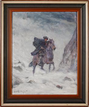 ALEXANDER LANGLET, olja på duk, signerad och daterad -41.