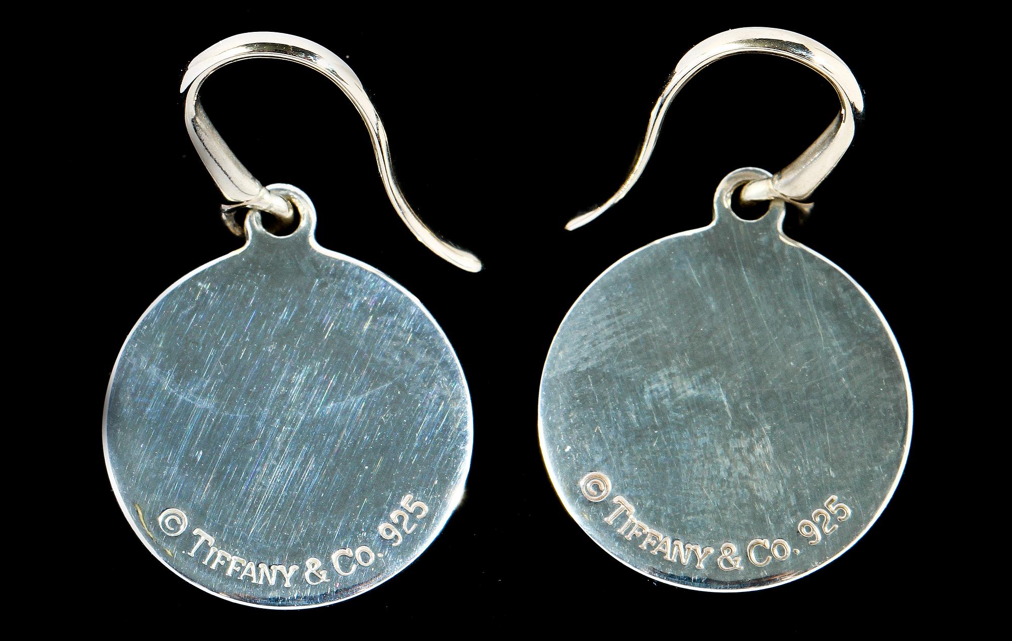 ÖRHÄNGEN, ett par, silver, Tiffany & Co.