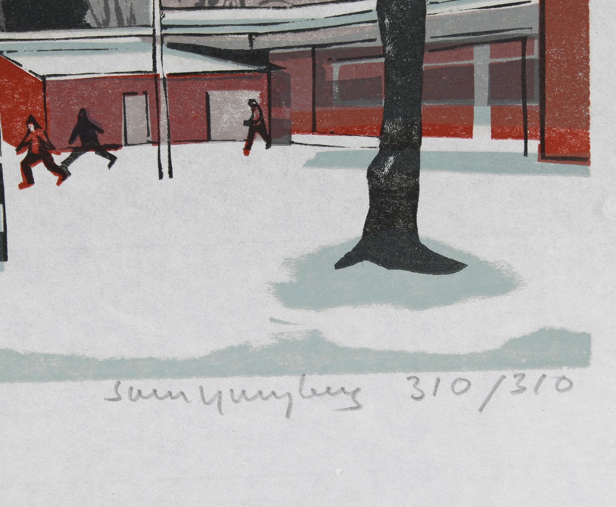 SVEN LJUNGBERG, färgträsnitt, signerad och numrerad 310/310.