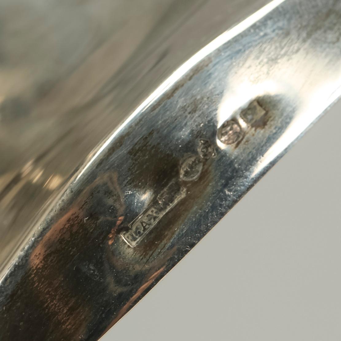 UPPSATSSKÅL, silver, Tuve E Axell, Oskarshamn. 1920. Vikt  ca 420 g.