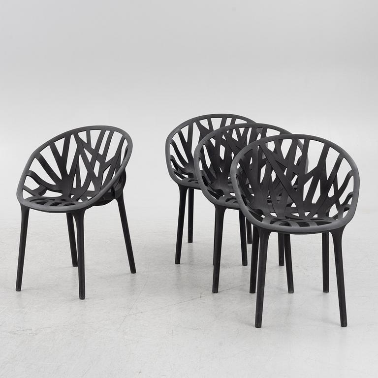 Ronan & Erwan Bouroullec, armchairs, 4 pcs, "Vegetale Chair", Vitra.