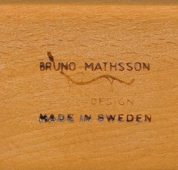 BRUNO MATHSSON, fåtölj, "Eva", Firma Karl Mathsson, 1969.