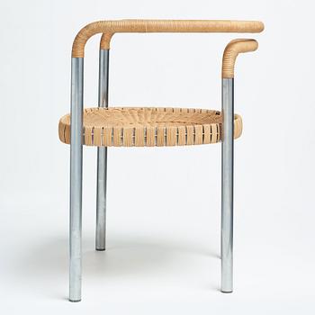 Poul Kjaerholm, a "PK 12" chair, edition E Kold Christensen, Denmark ca 1962.