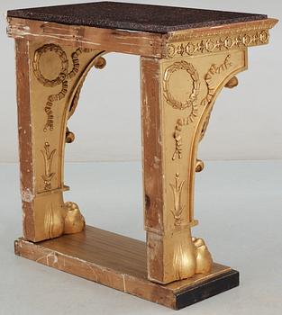 KONSOLBORD. Stockholmarbete, 1800-talets början. Empire.