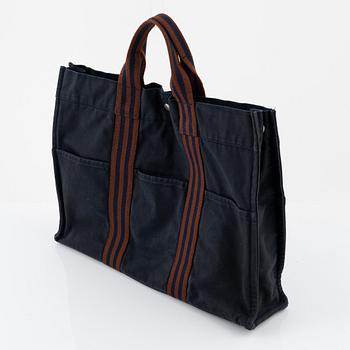 Hermès, A "Fourre Tout" canvas tote bag.
