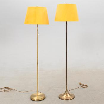 Floor lamps, 2 similar, Bergboms, G-024 and another manufacturer.