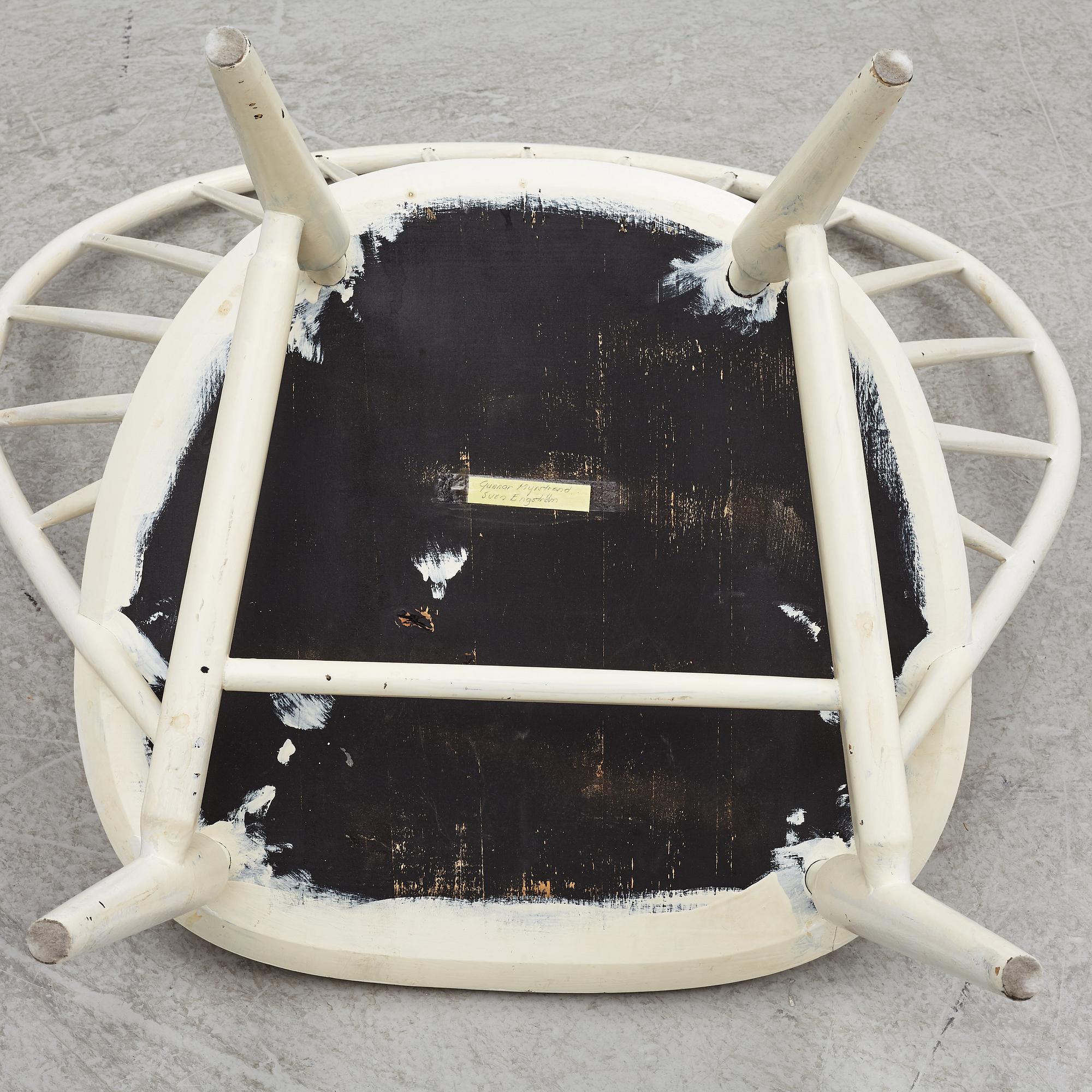 Sven Engström & Gunnar Myrstrand, an armchair, "The Arc", Nässjö Stolfabrik.