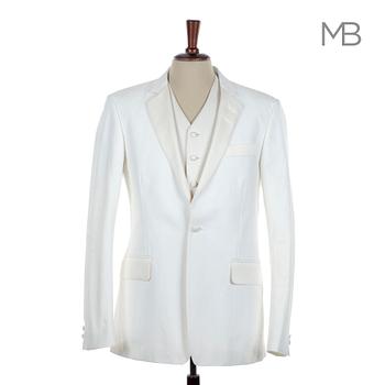 181. TIGER OF SWEDEN, awhite cotton and silk men´s evening jacket and vest, size 50.