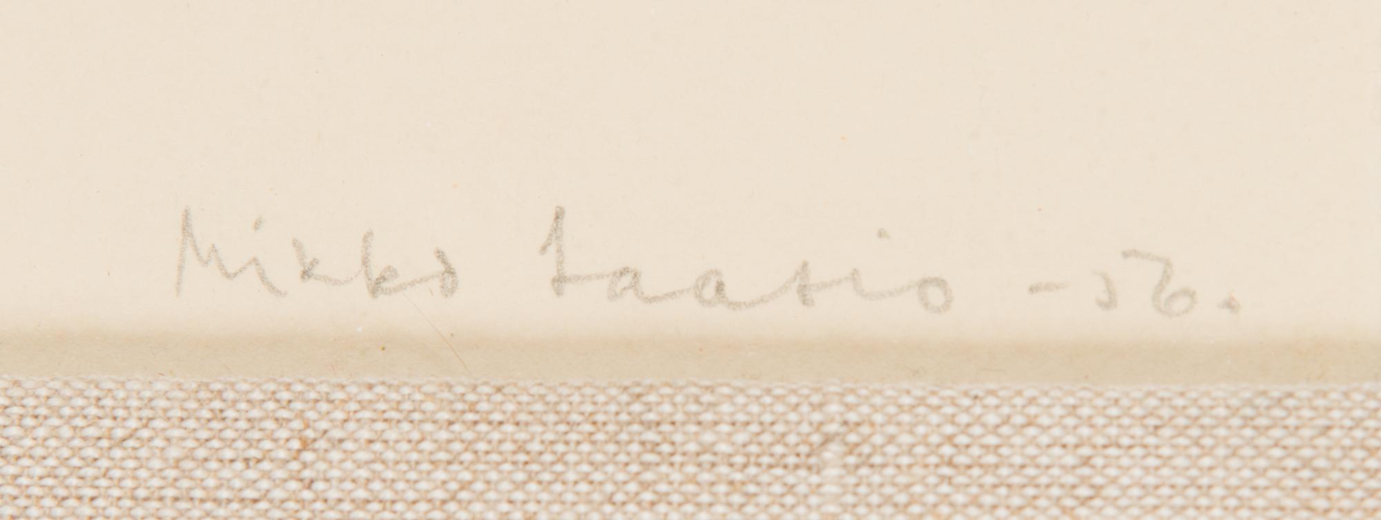 Mikko Laasio, olja på papper, signerad och daterad-56.