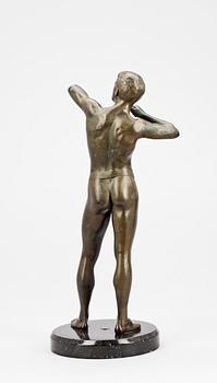 OKÄND KONSTNÄR, skulptur, brons, 1900-tal.