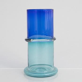 Oiva Toikka, an "OT 14" glass vase, Nuutajärvi Notsjö, Finland 1964, ed 3/100.