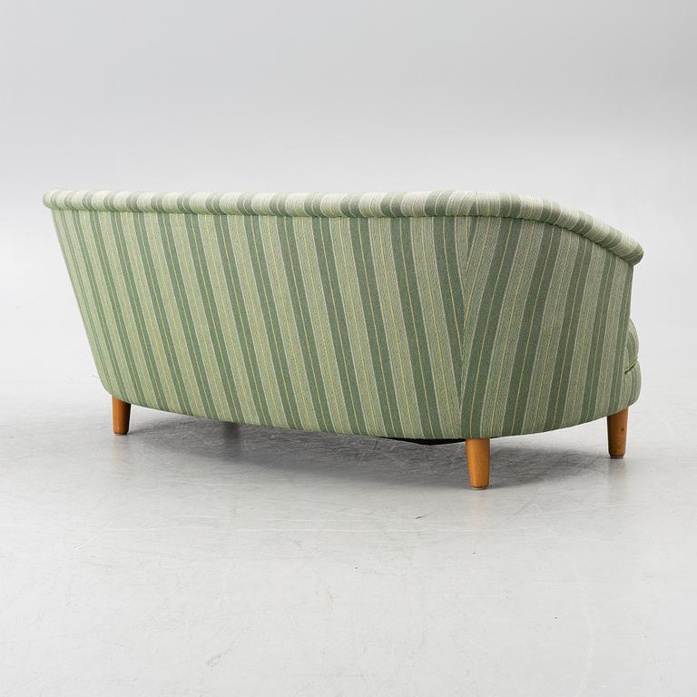 Carl Malmsten, soffa, svängd "Roma", 1900-talets mitt.