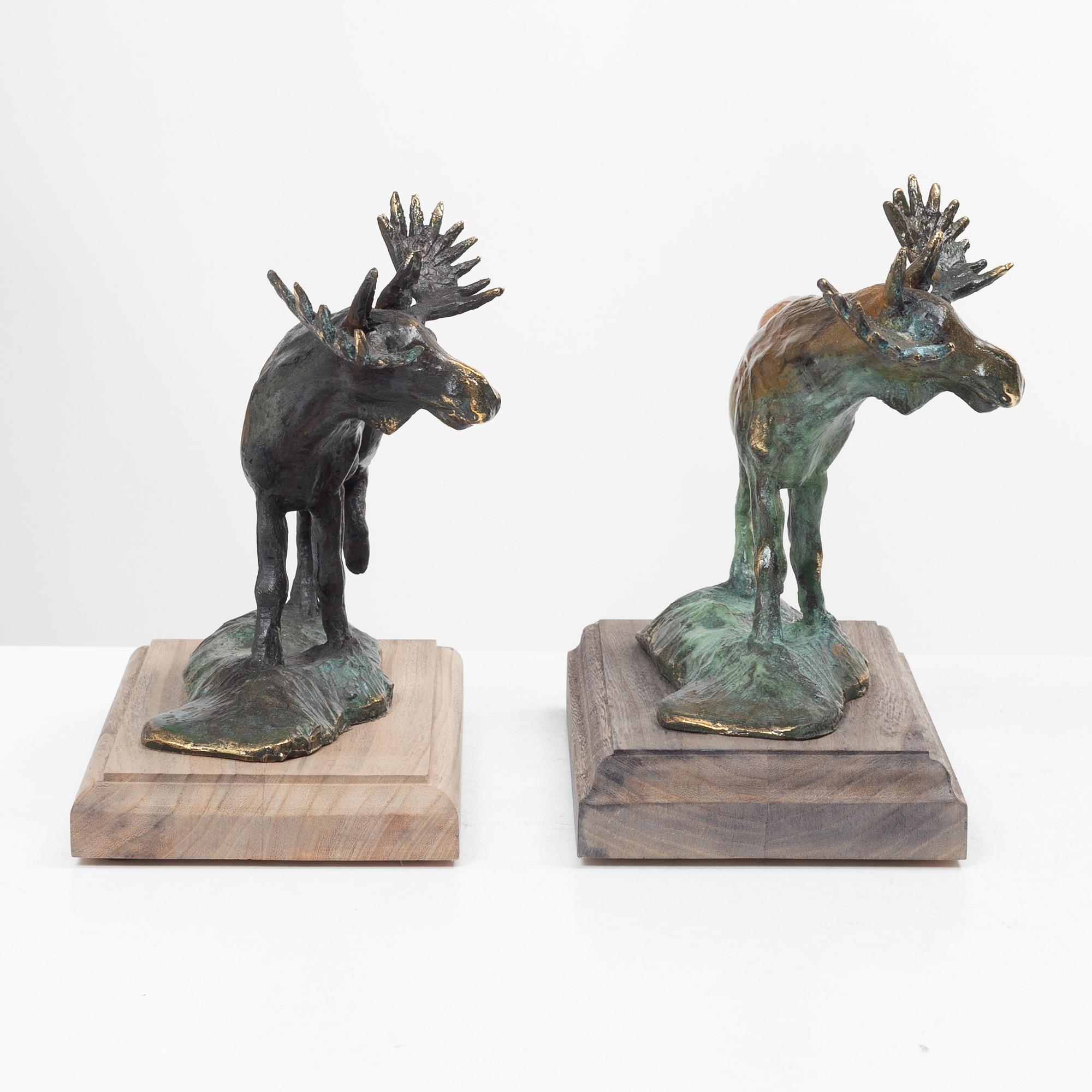 Torbjörn Forsberg, Moose bulls, 2 pcs.