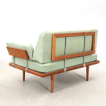 Peter Hvidt & Orla Mølgaard Nielsen, hörnsoffa med bord 3 dlr, "Minerva", France & Daverkosen Danmark 1950/1960-tal.