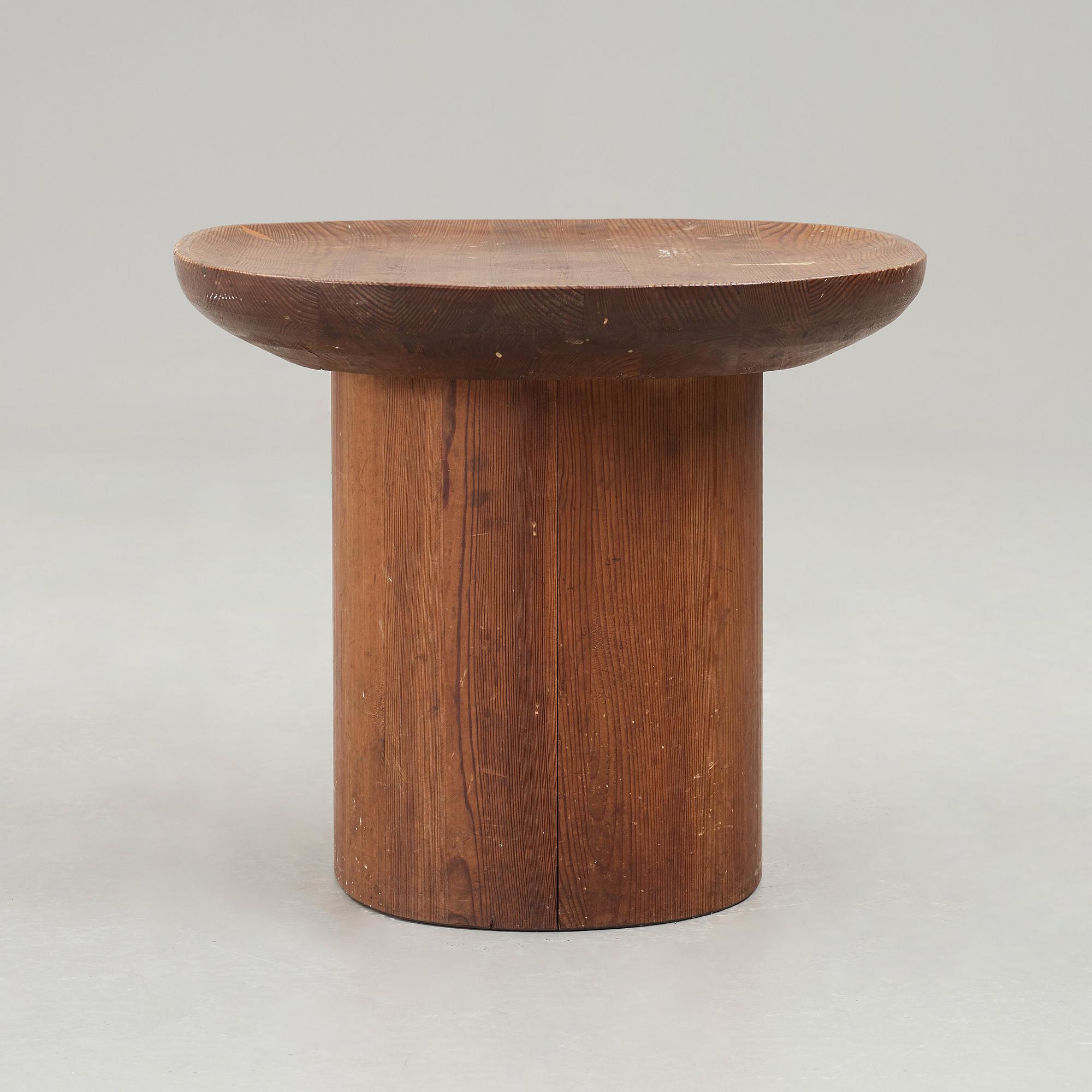 Axel Einar Hjorth, a stained pine "Utö" table, Nordiska Kompaniet, Sweden 1930's.