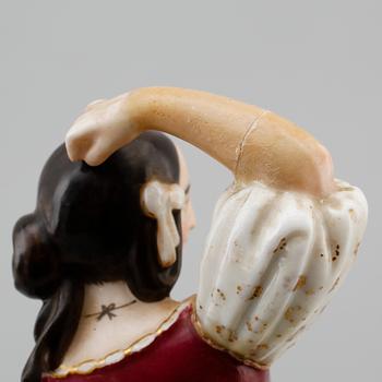 FIGURER, 1 par, porslin, möjligen Tyskland, 1800-talets mitt.