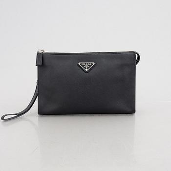 Prada, clutch.
