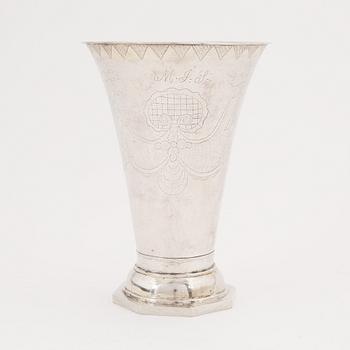 A Finnish silver beaker, mark of AG Grenman, Vasa 1823.