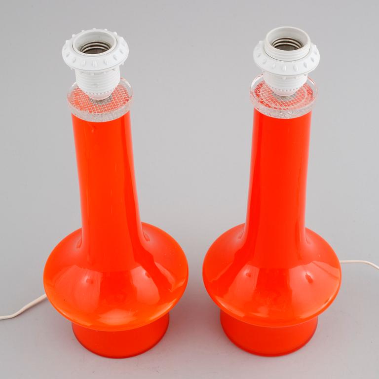 A pair of 1960/70s table lamps.