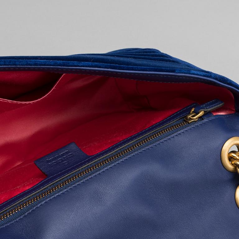 GUCCI, "Marmont Velvet Shoulder Bag".