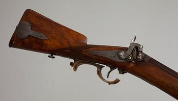 SLAGLÅSGEVÄR, Christoph Funk in Suhl, Tyskland 1800-talets mitt.