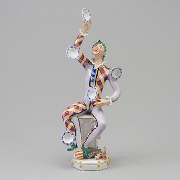 FIGURIN, porslin. Meissen, 1970-tal.