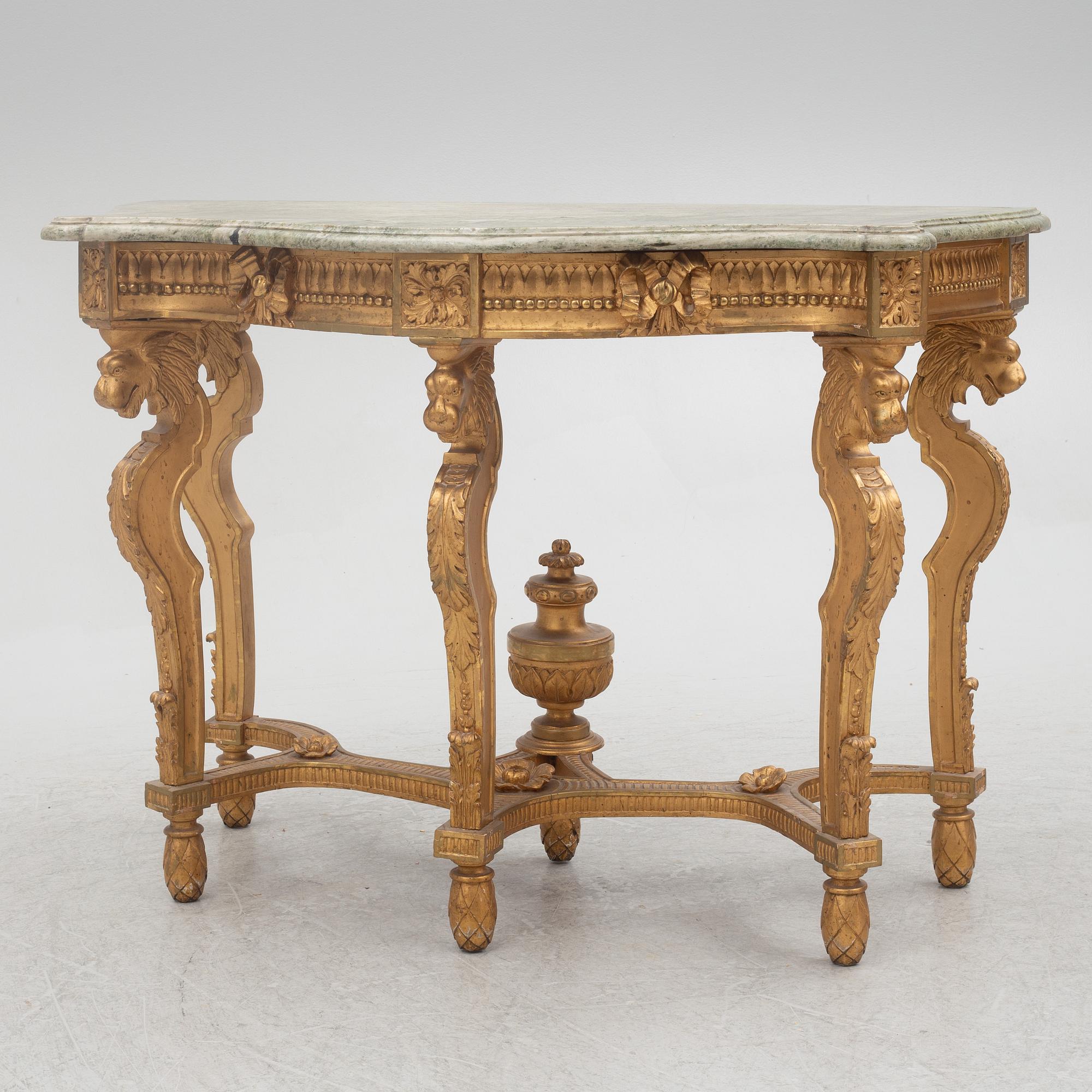 Console table, Louis XVI Style, late 19th Century.