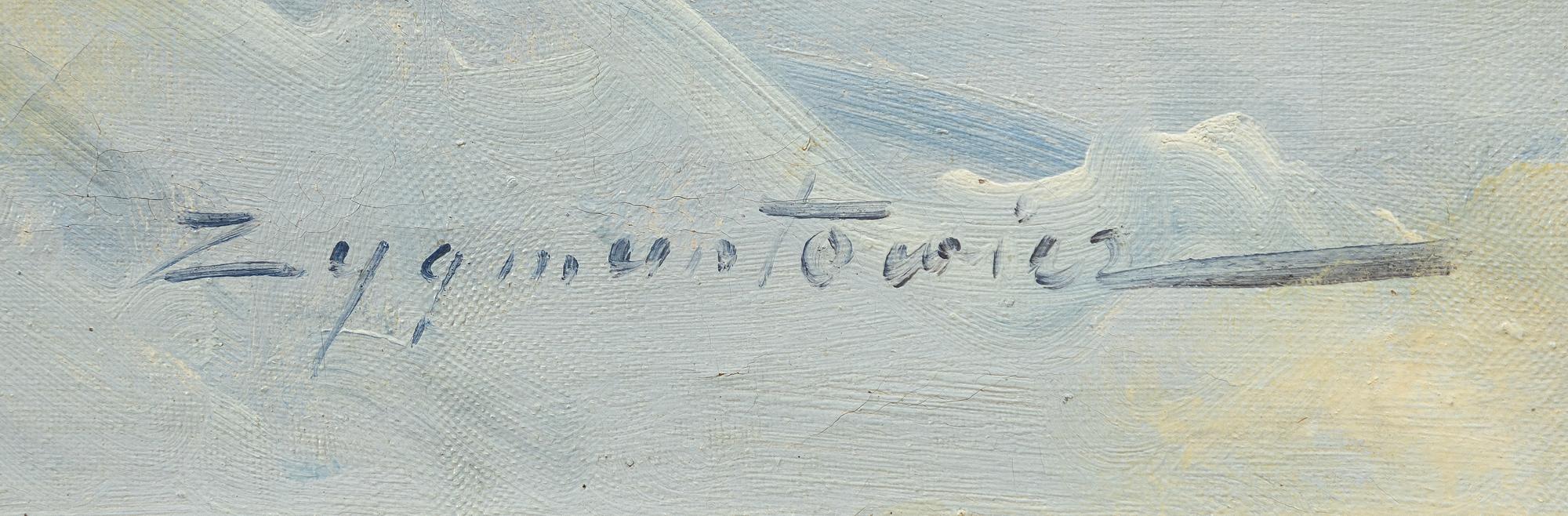 Ignacy Zygmuntowicz, Fyrspann i vinterlandskap.