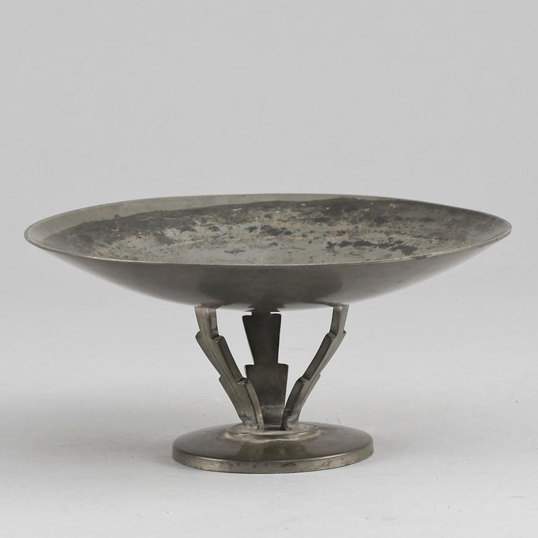 TAZZA, tenn. Art-deco, 1900-talets första hälft.