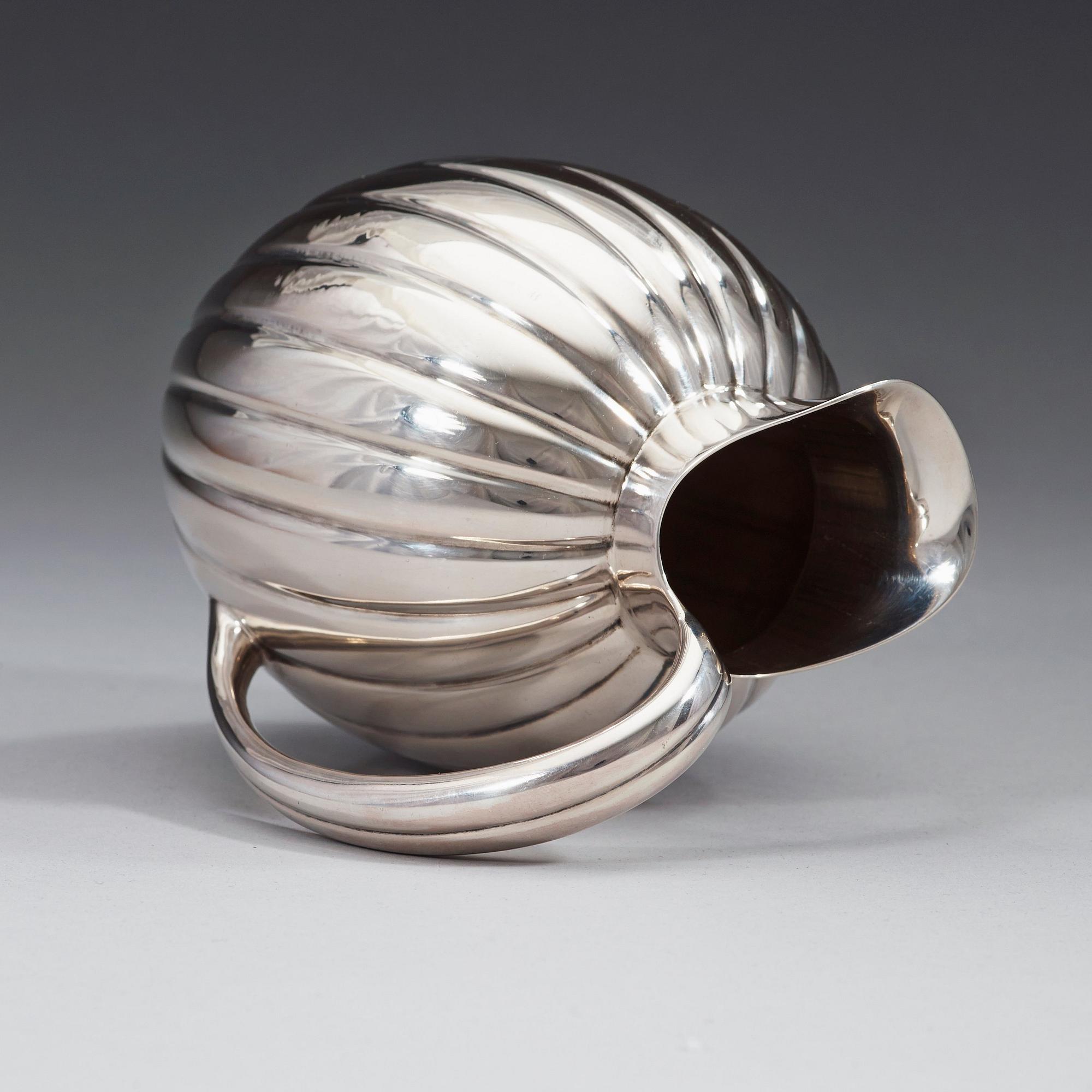 SIGVARD BERNADOTTE, kanna, för Georg Jensen, Köpenhamn 1933-44, sterling,