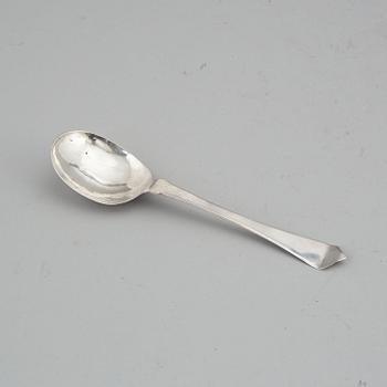 A Norwegian silver spoon, probably Emmich Römer, Bragernes, circa 1750.
