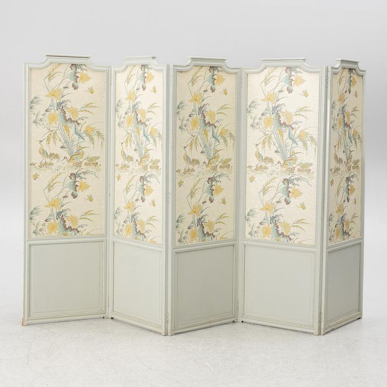 Vikskärm, gustaviansk stil, 1900-tal.