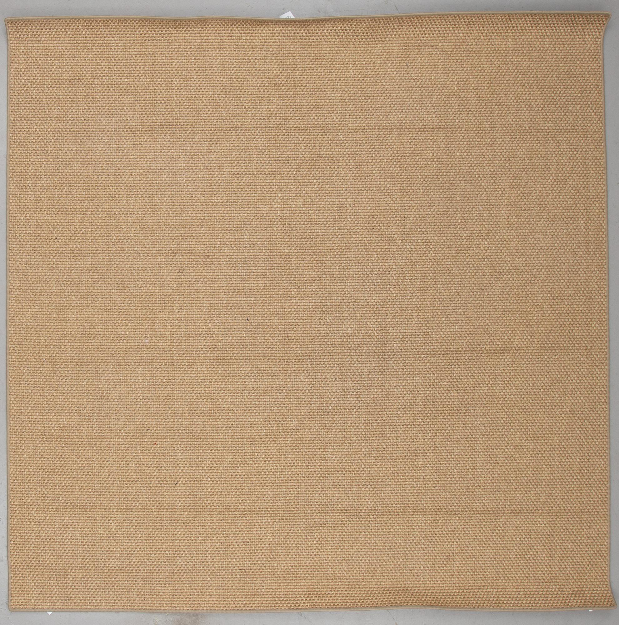 A CARPET, sisal, ca 248 x 249 cm.