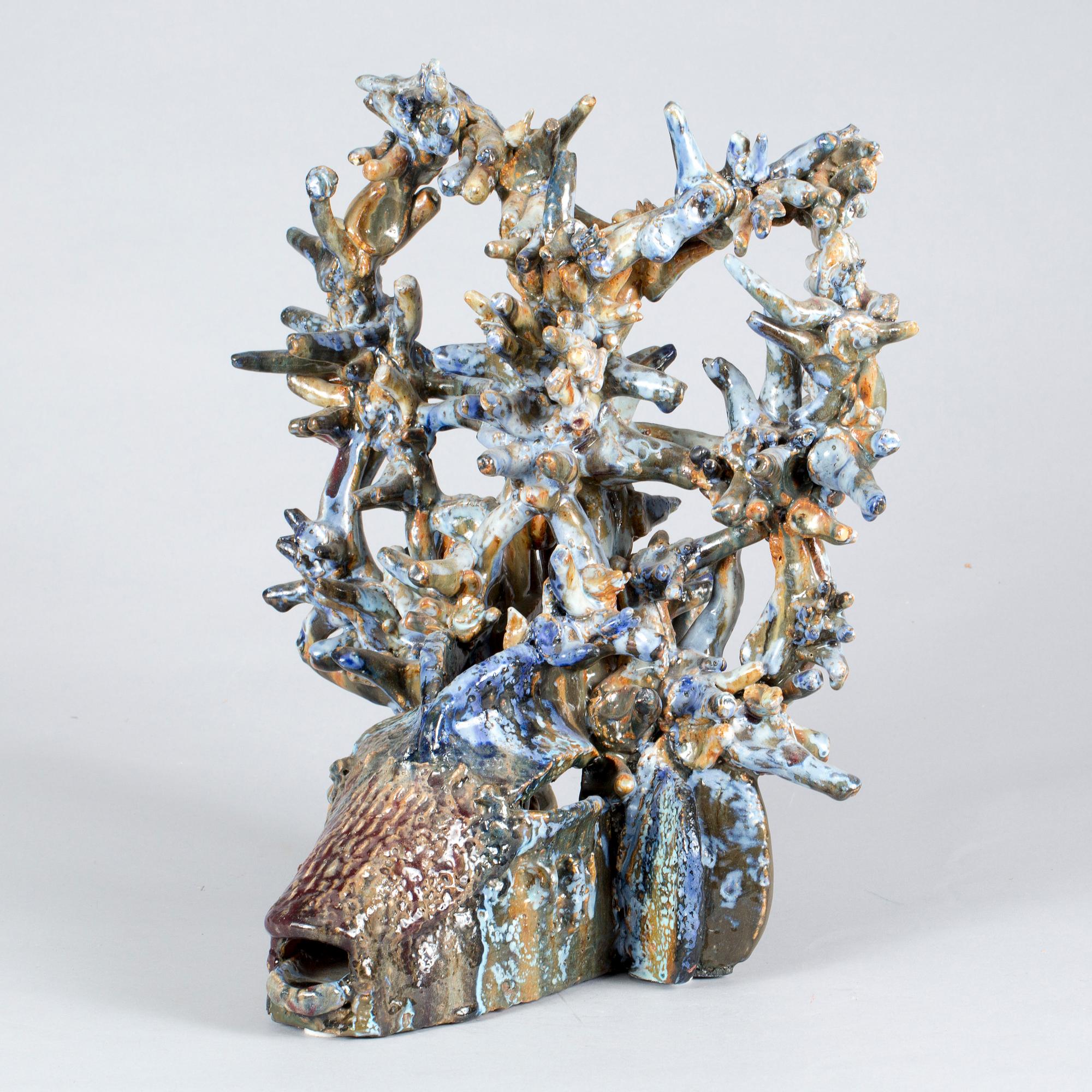 SKULPTUR, stengods, Hertha Hillfon egen studio.