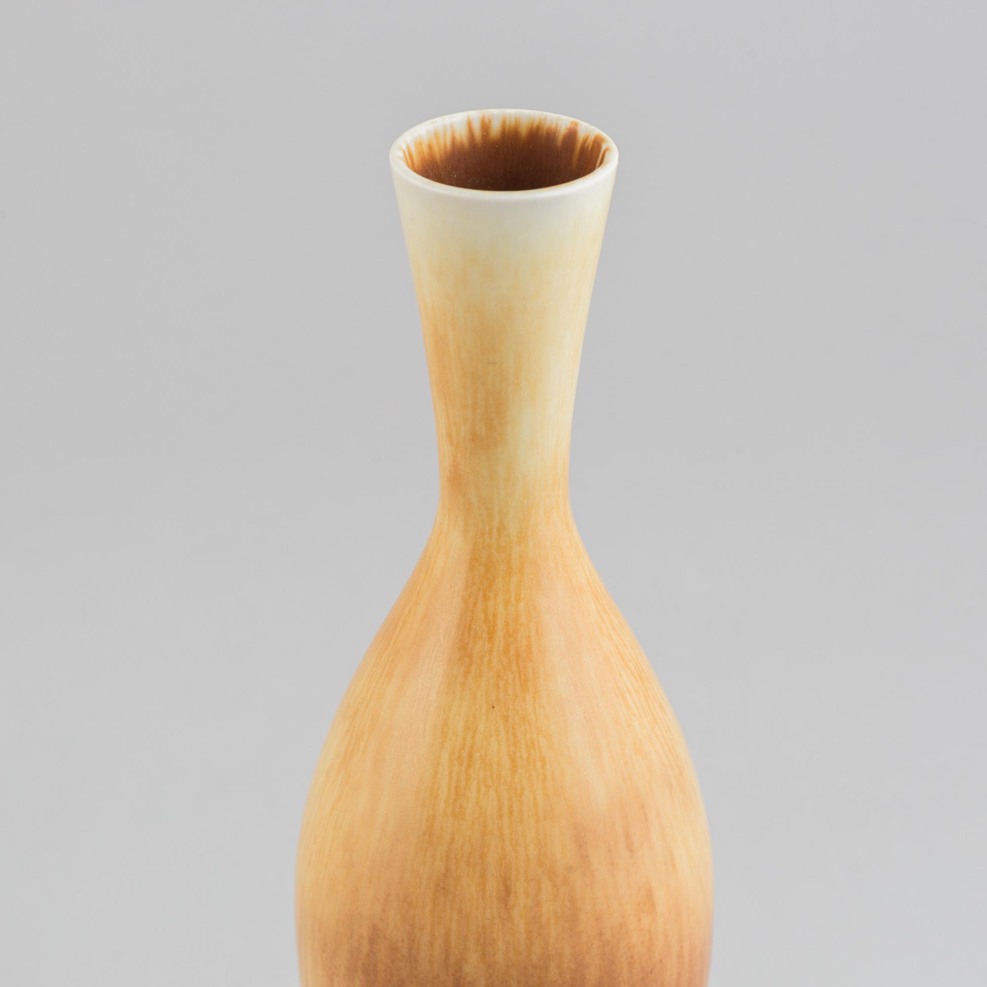 Berndt Friberg, a stoneware vase, Gustavsberg studio, Sweden 1961.