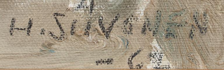 HANNES SIIVONEN, öljy kankaalle, signeerattu ja päivätty -62.