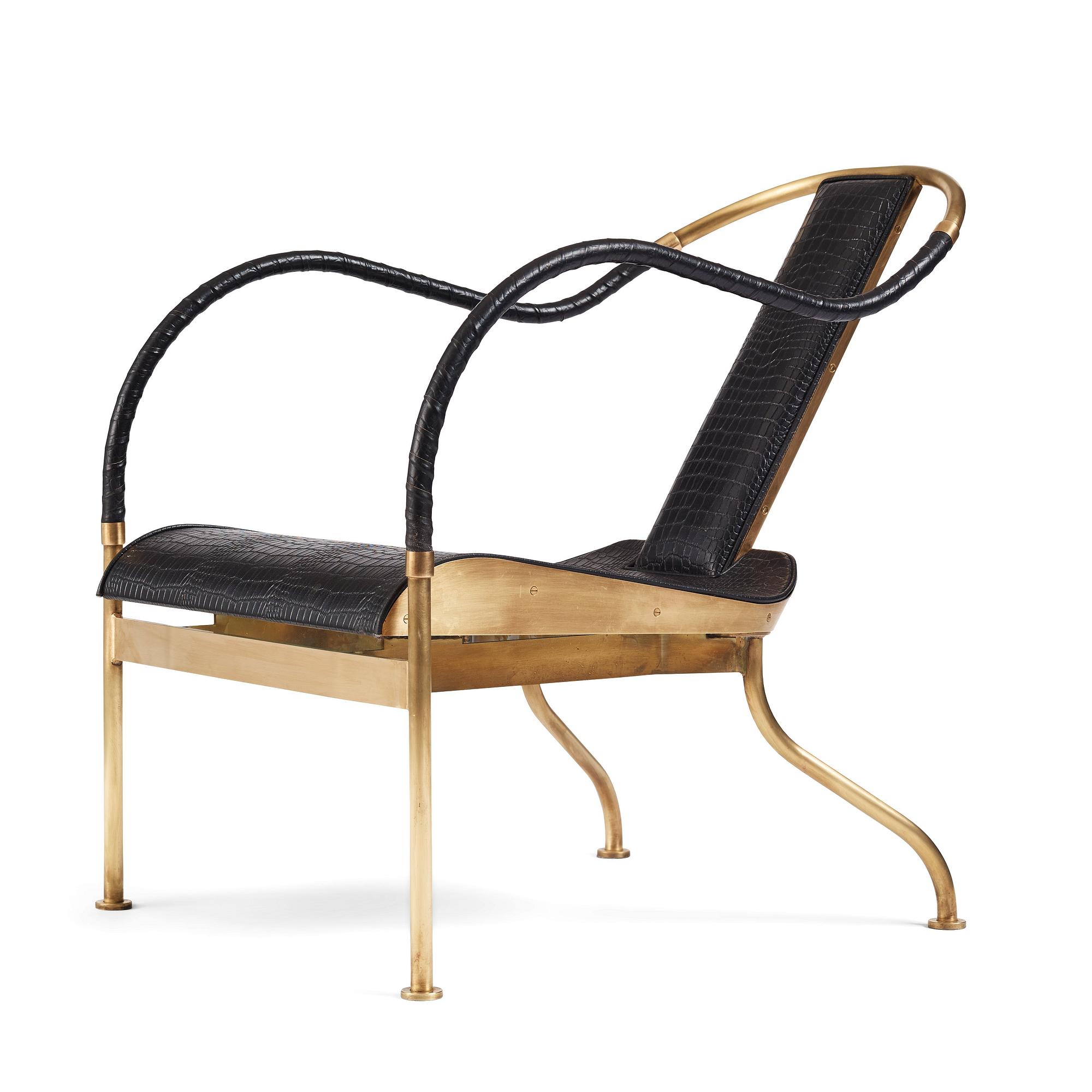 Mats Theselius, an "El Rey" armchair, ed. 317/360, for Källemo, Sweden post 1999.