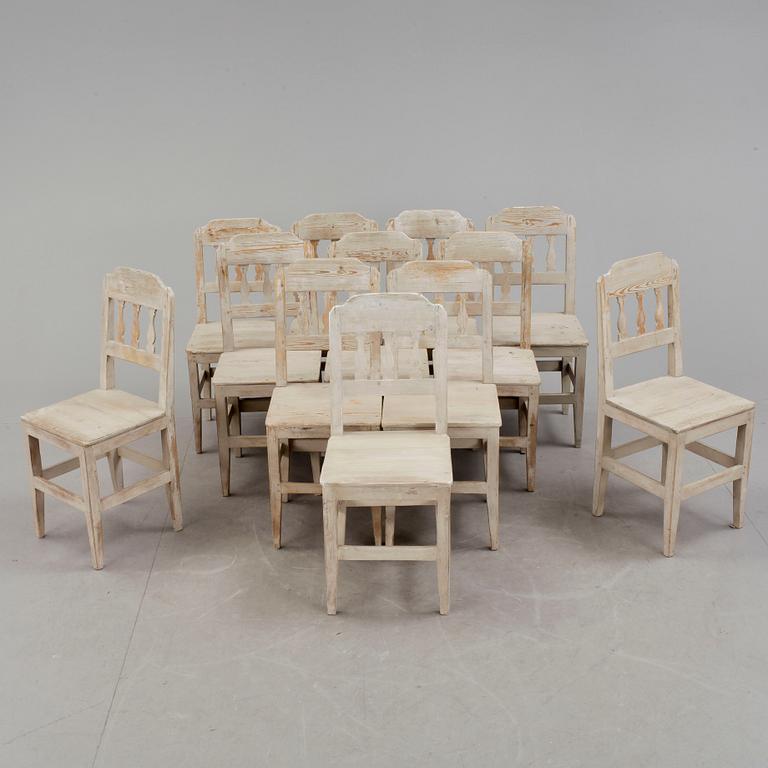 STOLAR, 12 st, allmoge, omkring 1900.